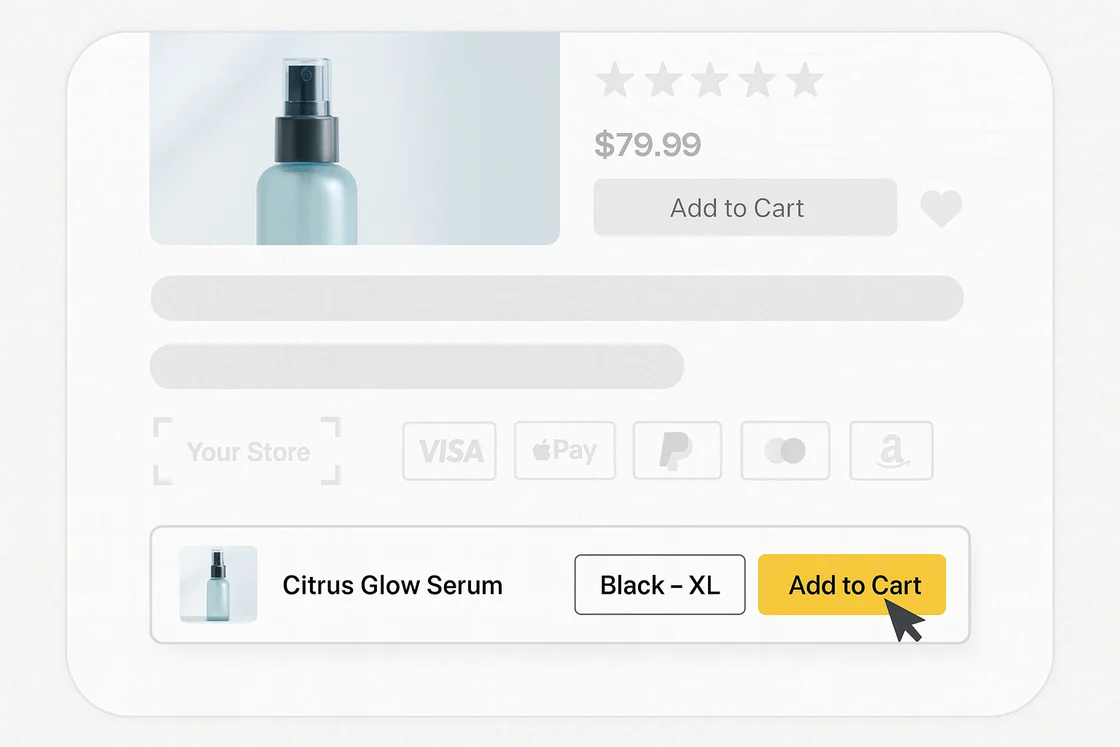 Sticky add-to-cart